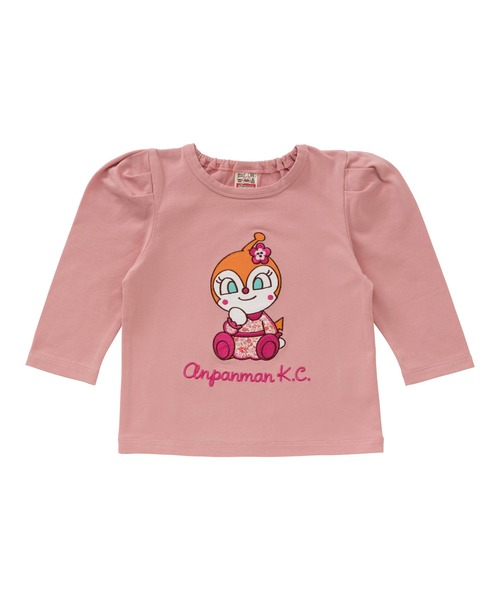 ANPANMAN KIDS COLLECTION（アンパンマンキッズコレクション）の「パフスリーブアップリケ長袖Tシャツ（Tシャツ/カットソー・キッズ・ピンク/サックスブルー/オフホワイト・80ｃｍ/90cm/100cm/110cm/120cm）」の9枚目の写真