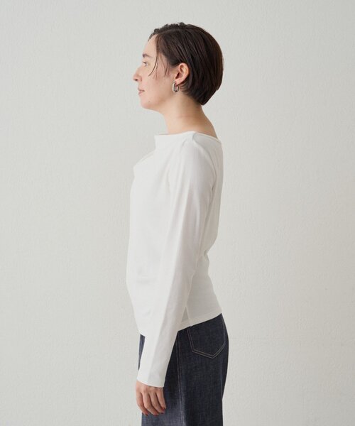 LOUNGEDRESS（ラウンジドレス）の「ドレープロンT（Tシャツ/カットソー・レディース・チャコールグレー/ブラック/オフホワイト/グレー/ブラック系その他・FREE）」の17枚目の写真