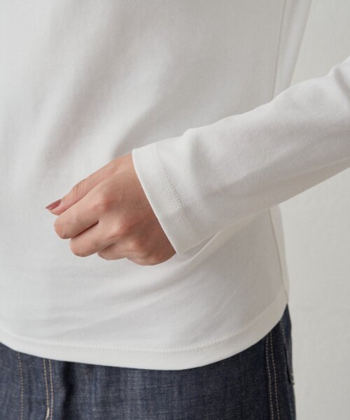 LOUNGEDRESS（ラウンジドレス）の「ドレープロンT（Tシャツ/カットソー・レディース・チャコールグレー/ブラック/オフホワイト/グレー/ブラック系その他・FREE）」の14枚目の写真