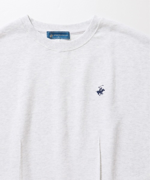 BEVERLY HILLS POLO CLUB(ビバリーヒルズポロクラブ)の「【BEVERLY HILLS POLO CLUB/ビバリーヒルズポロクラブ】裾ダーツクルーネックスウェット(スウェット・レディース・オレンジ/ダークブルー/オートミール/ブラック・MEDIUM)」の19枚目の写真
