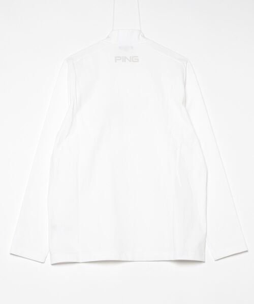 PING（ピン）の「ピン  サーモソーラ―ハイネックシャツ（シャツ/ブラウス・メンズ・ブラウン/ホワイト・S/M/L/LL/3L）」の3枚目の写真