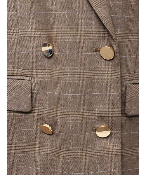TONAL(トーナル)の「ベーシック金釦ブレザー(テーラードジャケット・レディース・ブラウン/ネイビー/グレー・MEDIUM)」の17枚目の写真