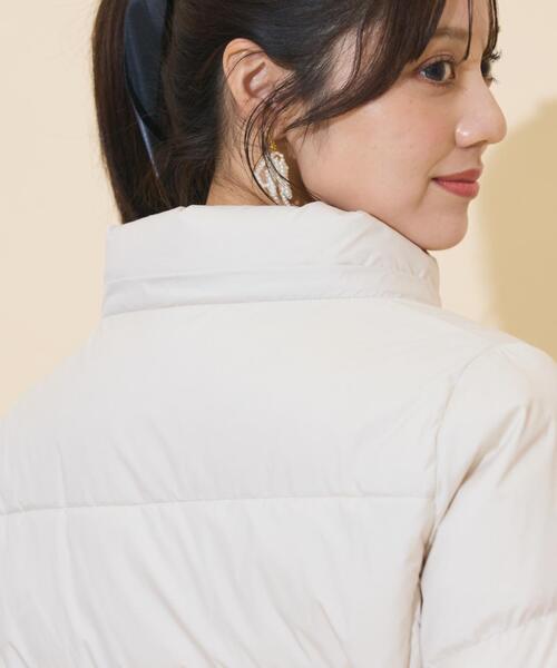 WILLSELECTION（ウィルセレクション）の「ファー付きショートダウン（ダウンジャケット/コート・レディース・ベージュ/ピンク/ブラック/オフホワイト・FREE）」の15枚目の写真