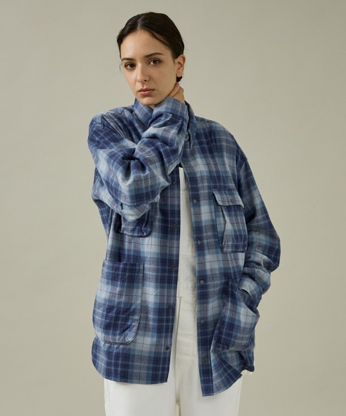 NANGA/ナンガ】FADE TARTAN CHECK CAMP SHIRT/チェック/ユニセックス