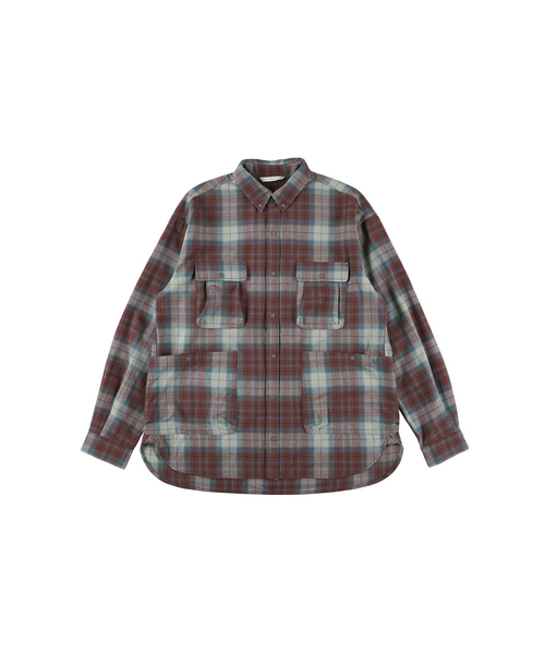 NANGA/ナンガ】FADE TARTAN CHECK CAMP SHIRT/チェック/ユニセックス