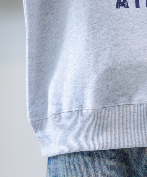 DISCUS(ディスカス)の「【DISCUS/ディスカス】裏毛スキッパーUネックスウェット/トップス/スウェット/スキッパー/Y2K【WEB限定】(スウェット・レディース・グレー/ブラック/ブラウン・フリー)」の9枚目の写真