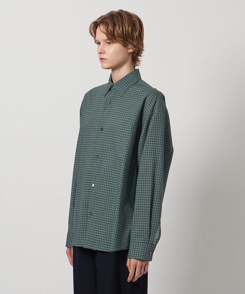 LOEFF（ロエフ）の「＜LOEFF＞チェック シャツ UNISEX（シャツ/ブラウス・レディース・グレー系/コバルトブルー・1/2/0）」の18枚目の写真