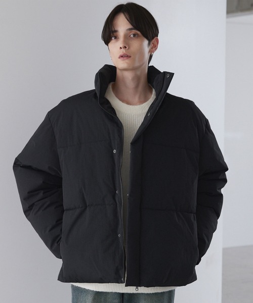 LUENNA(ルエナ)の「【LUENNA】Oversized Volume Padded Jacket / オーバーサイズ ボリュームパテッド中綿ジャケット(ダウンジャケット/コート・メンズ・ライトグレー/ブラック・M/S/L)」の7枚目の写真