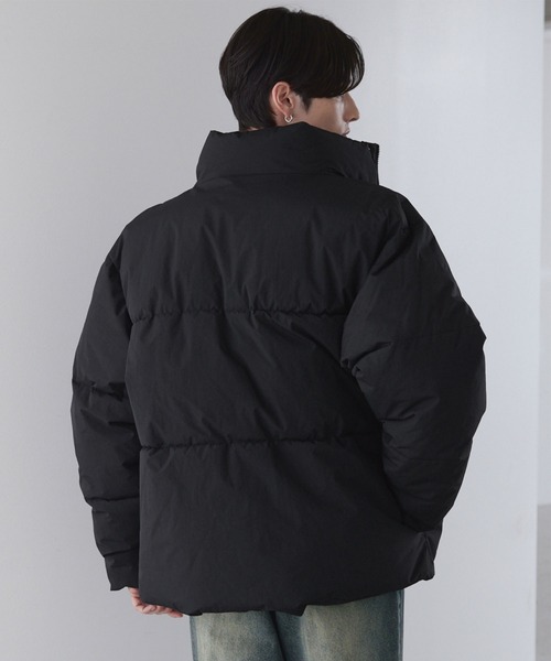 LUENNA(ルエナ)の「【LUENNA】Oversized Volume Padded Jacket / オーバーサイズ ボリュームパテッド中綿ジャケット(ダウンジャケット/コート・メンズ・ライトグレー/ブラック・M/S/L)」の9枚目の写真