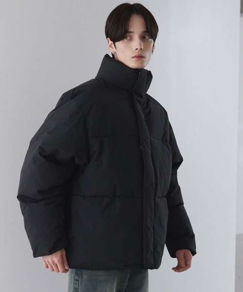 LUENNA(ルエナ)の「【LUENNA】Oversized Volume Padded Jacket / オーバーサイズ ボリュームパテッド中綿ジャケット(ダウンジャケット/コート・メンズ・ライトグレー/ブラック・M/S/L)」の11枚目の写真