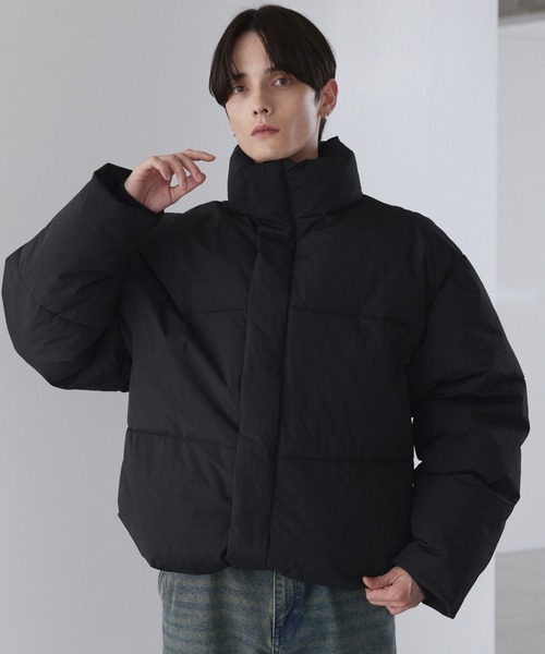 LUENNA(ルエナ)の「【LUENNA】Oversized Volume Padded Jacket / オーバーサイズ ボリュームパテッド中綿ジャケット(ダウンジャケット/コート・メンズ・ライトグレー/ブラック・M/S/L)」の13枚目の写真