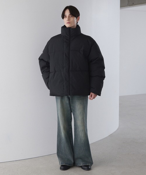 LUENNA(ルエナ)の「【LUENNA】Oversized Volume Padded Jacket / オーバーサイズ ボリュームパテッド中綿ジャケット(ダウンジャケット/コート・メンズ・ライトグレー/ブラック・M/S/L)」の19枚目の写真