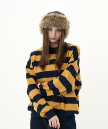 striped sweatshirt/ボーダースウェット