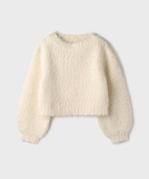 バルキーフェザーニットトップ