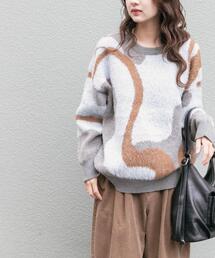 ITEMS URBANRESEARCH | フェザージャガードニット(ニット/セーター)