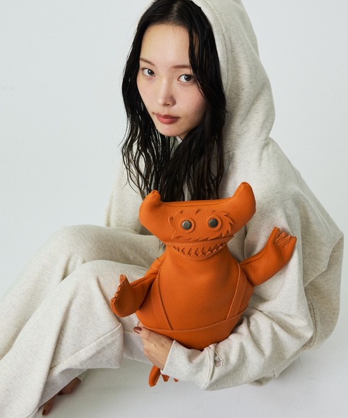 全国送料無料】ナウガモンスター Lサイズ（オレンジブラウン3） 誕生日