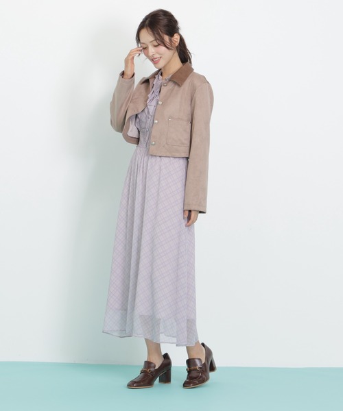 ジルバイジルスチュアート　ブルゾン ◇ フェイクスエード短丈ブルゾン（ブルゾン）｜JILL by JILL