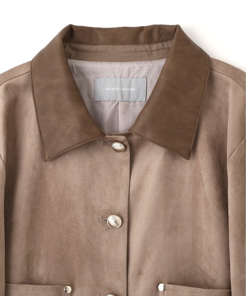 JILL by JILL STUART（ジルバイジルスチュアート）の「◇ フェイクスエード短丈ブルゾン（ブルゾン・レディース・ブラウン/ベージュ・FREE）」の22枚目の写真
