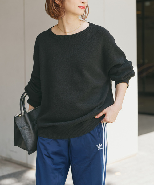 Spick & Span(スピックアンドスパン)の「ニュアンスコクーンシルエットニット(ニット/セーター・レディース・レッド/ブラウン系その他/ブラック/ベージュ・FREE)」の15枚目の写真