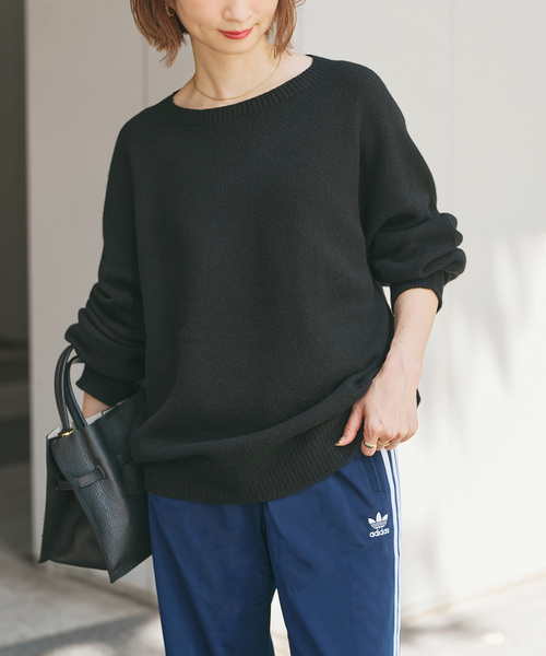 Spick & Span(スピックアンドスパン)の「ニュアンスコクーンシルエットニット(ニット/セーター・レディース・レッド/ブラウン系その他/ブラック/ベージュ・FREE)」の17枚目の写真