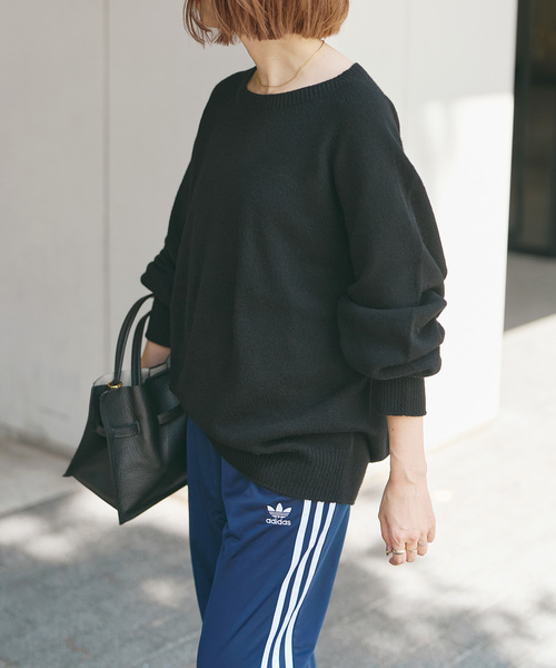 Spick & Span(スピックアンドスパン)の「ニュアンスコクーンシルエットニット(ニット/セーター・レディース・レッド/ブラウン系その他/ブラック/ベージュ・FREE)」の18枚目の写真