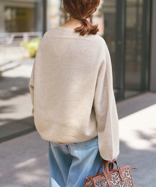 【完売品】ニュアンスコクーンシルエットニット ニュアンスコクーンシルエットニット（ニット／セーター）｜Spick and