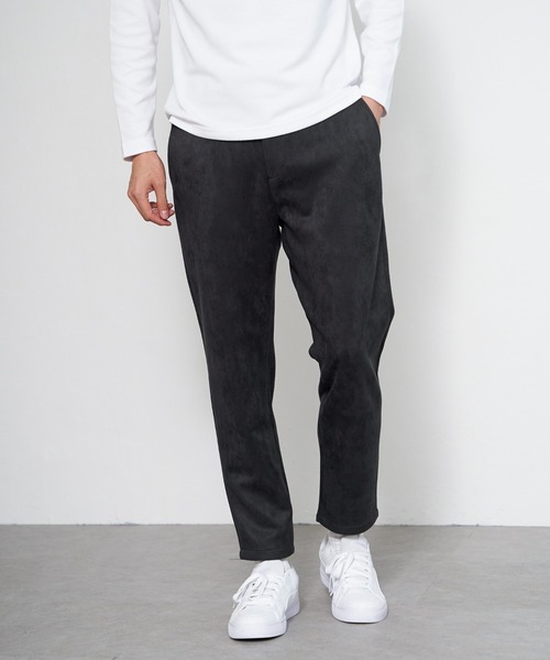 IKKA LOUNGE（イッカラウンジ）の「GOKU楽 ワークスエードライクパンツ（その他パンツ・メンズ・ブラック/ベージュ・S/M/L/XL）」の10枚目の写真