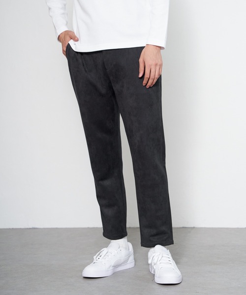 IKKA LOUNGE（イッカラウンジ）の「GOKU楽 ワークスエードライクパンツ（その他パンツ・メンズ・ブラック/ベージュ・S/M/L/XL）」の11枚目の写真