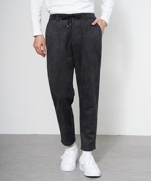 IKKA LOUNGE（イッカラウンジ）の「GOKU楽 ワークスエードライクパンツ（その他パンツ・メンズ・ブラック/ベージュ・S/M/L/XL）」の12枚目の写真