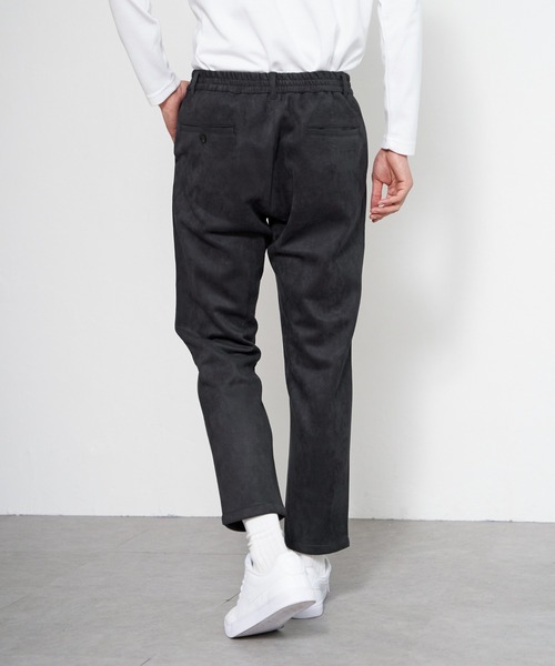 IKKA LOUNGE（イッカラウンジ）の「GOKU楽 ワークスエードライクパンツ（その他パンツ・メンズ・ブラック/ベージュ・S/M/L/XL）」の14枚目の写真