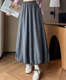 バルーン ロング丈 スカート