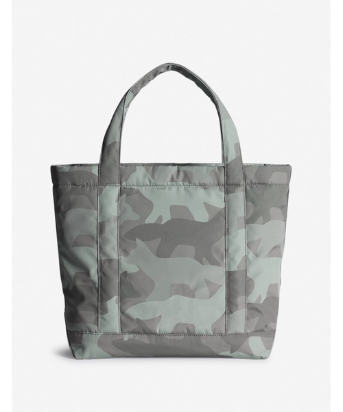 MAISON KITSUNÉ カモフォックスラージトートバッグ Maison Kitsune（メゾンキツネ）の「CAMO FOX LARGE TOTE（トート