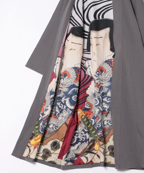 カヤ（カヤ）の「【カヤ】暗々裏 着物メンズ羽織（カーディガン/ボレロ・メンズ・ブラック/グレー/レッド・FREE）」の21枚目の写真