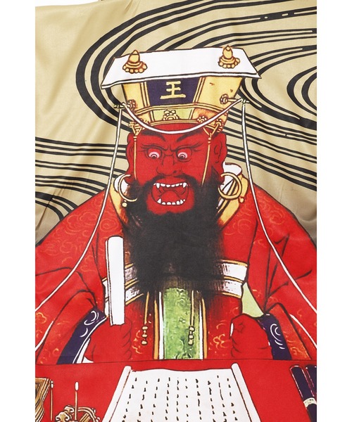 カヤ（カヤ）の「【カヤ】暗々裏 着物メンズ羽織（カーディガン/ボレロ・メンズ・ブラック/グレー/レッド・FREE）」の5枚目の写真