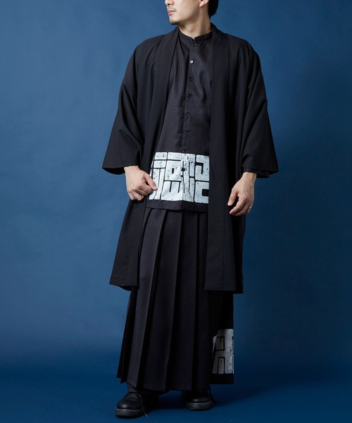 カヤ（カヤ）の「【カヤ】暗々裏 着物メンズ羽織（カーディガン/ボレロ・メンズ・ブラック/グレー/レッド・FREE）」の6枚目の写真