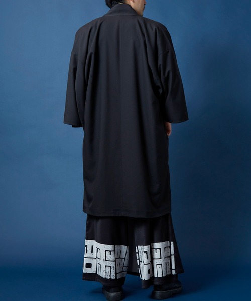 カヤ（カヤ）の「【カヤ】暗々裏 着物メンズ羽織（カーディガン/ボレロ・メンズ・ブラック/グレー/レッド・FREE）」の8枚目の写真