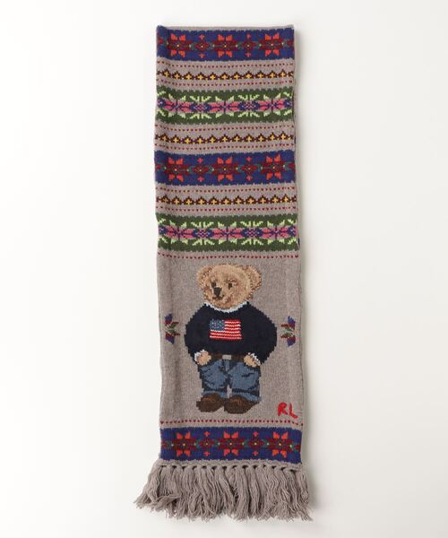 Polo ベア ウールブレンド スカーフ（マフラー）｜POLO RALPH LAUREN