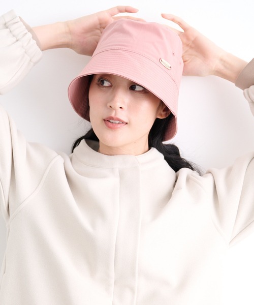 Arnold Palmer（アーノルドパーマー）の「ポリツイル リラックスフィット シェア バケットハット（ハット・レディース・ピンク/ベージュ/ブラック・F）」の7枚目の写真