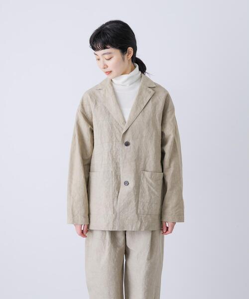 かぐれ（カグレ）の「『ユニセックス』Tailored jacket（その他アウター・レディース・ベージュ/モカ/ブラック・2/1）」の10枚目の写真