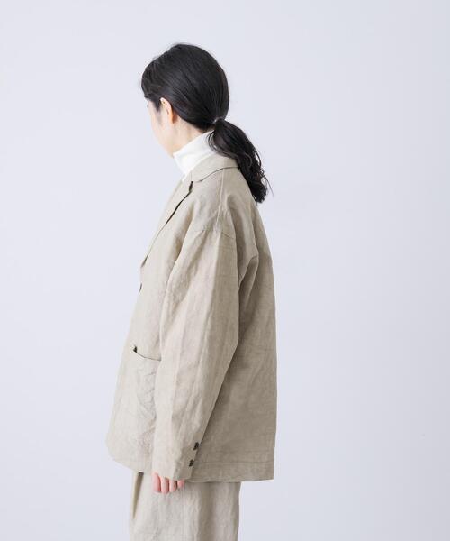 かぐれ（カグレ）の「『ユニセックス』Tailored jacket（その他アウター・レディース・ベージュ/モカ/ブラック・2/1）」の11枚目の写真