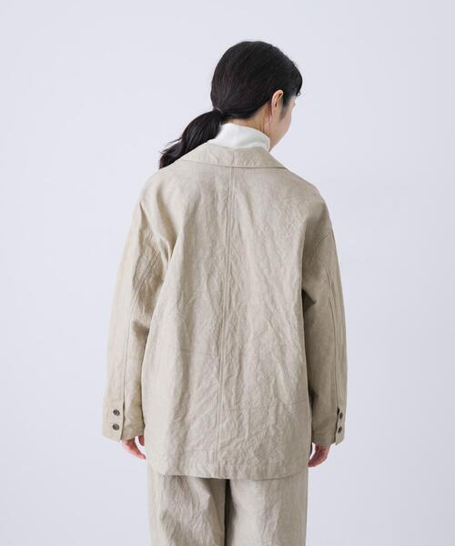 かぐれ（カグレ）の「『ユニセックス』Tailored jacket（その他アウター・レディース・ベージュ/モカ/ブラック・2/1）」の12枚目の写真