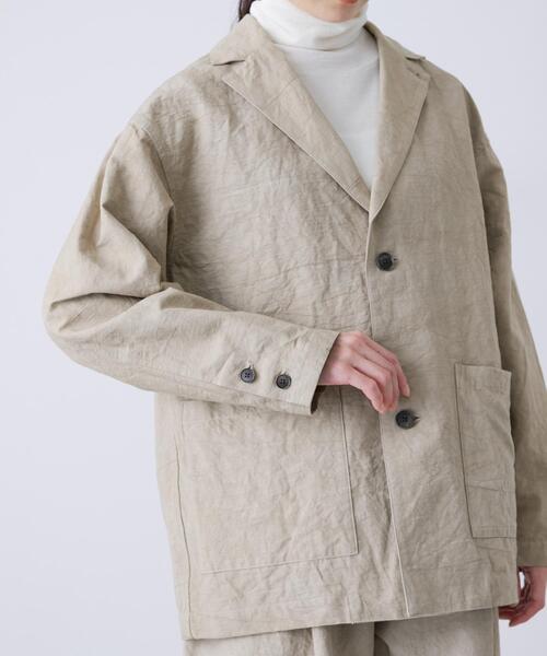 かぐれ（カグレ）の「『ユニセックス』Tailored jacket（その他アウター・レディース・ベージュ/モカ/ブラック・2/1）」の13枚目の写真