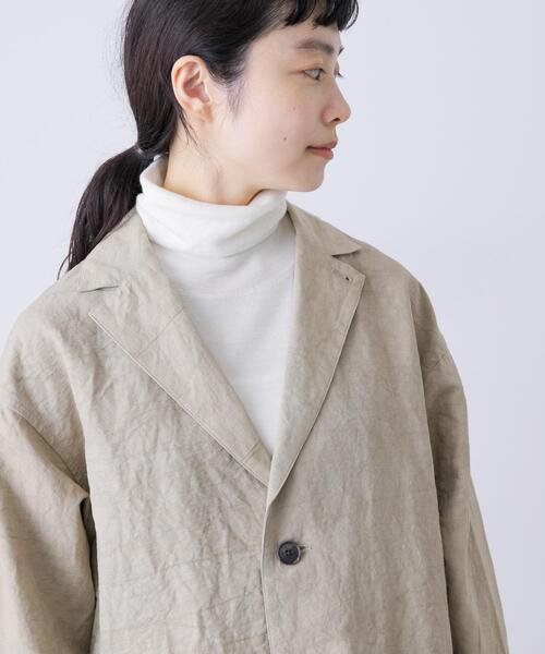 かぐれ（カグレ）の「『ユニセックス』Tailored jacket（その他アウター・レディース・ベージュ/モカ/ブラック・2/1）」の14枚目の写真