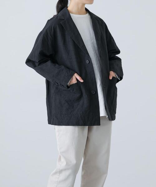 かぐれ(カグレ)の「『ユニセックス』Tailored jacket(その他アウター・レディース・ベージュ/モカ/ブラック・2/1)」の18枚目の写真