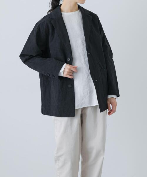 かぐれ(カグレ)の「『ユニセックス』Tailored jacket(その他アウター・レディース・ベージュ/モカ/ブラック・2/1)」の19枚目の写真