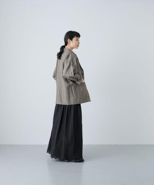 かぐれ(カグレ)の「『ユニセックス』Tailored jacket(その他アウター・レディース・ベージュ/モカ/ブラック・2/1)」の5枚目の写真