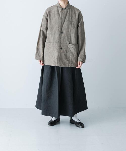 かぐれ(カグレ)の「『ユニセックス』Tailored jacket(その他アウター・レディース・ベージュ/モカ/ブラック・2/1)」の7枚目の写真