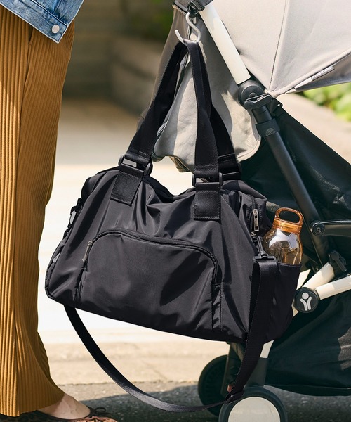 coca（coca）（コカ）の「2wayショルダートートバッグ（トートバッグ・レディース・ブラック/アイボリー・ONE SIZE）」の2枚目の写真