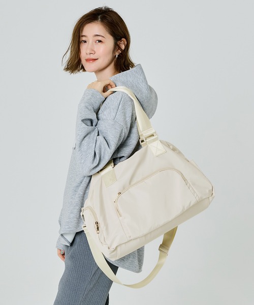 coca（coca）（コカ）の「2wayショルダートートバッグ（トートバッグ・レディース・ブラック/アイボリー・ONE SIZE）」の4枚目の写真