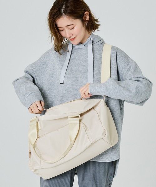 coca（coca）（コカ）の「2wayショルダートートバッグ（トートバッグ・レディース・ブラック/アイボリー・ONE SIZE）」の7枚目の写真